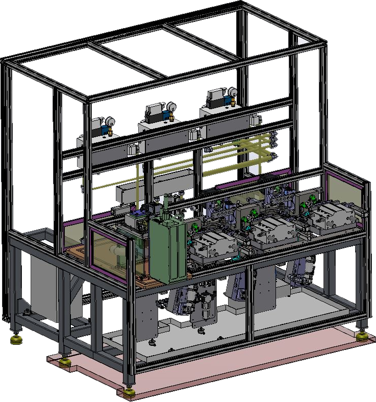 水、油泵装配及检测设备